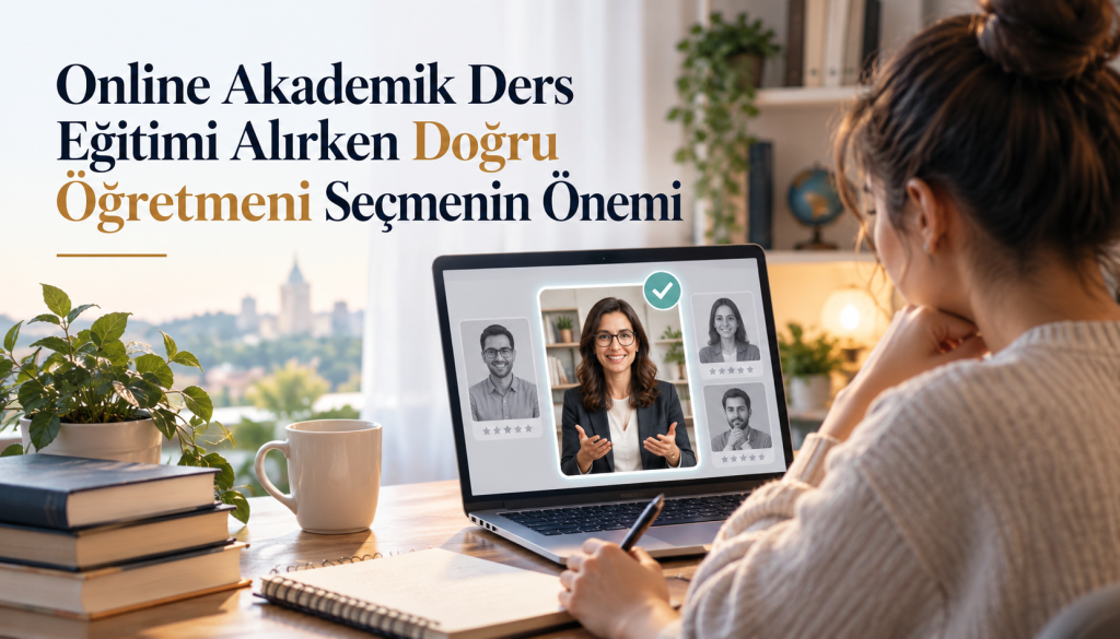 Online Akademik Ders Eğitimi Alırken Doğru Öğretmeni Seçmenin Önemi