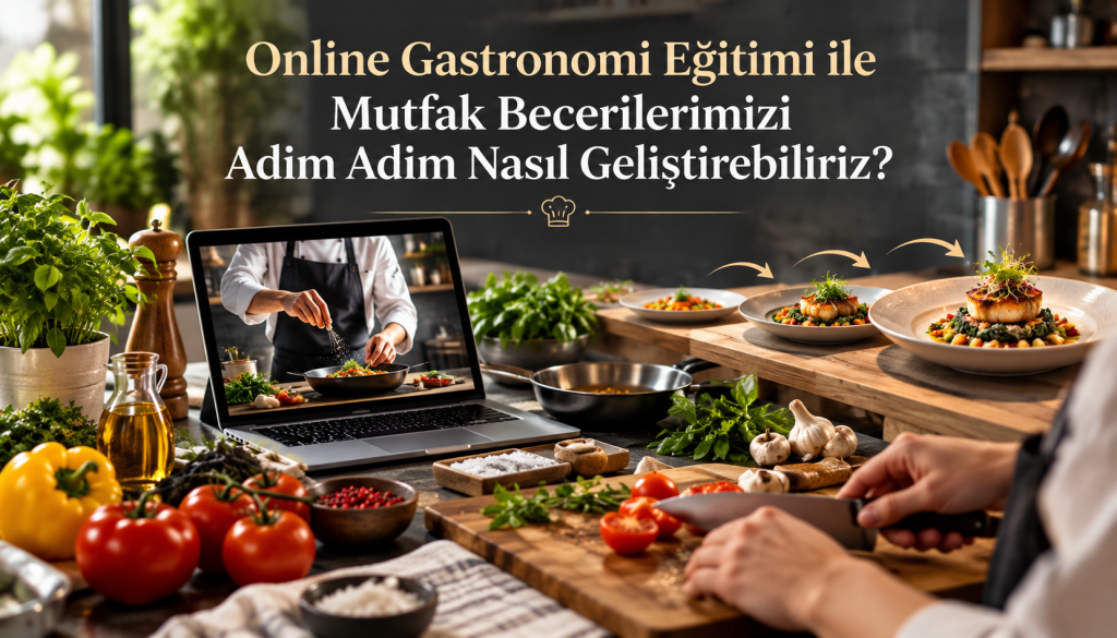 Online Gastronomi Eğitimi ile Mutfak Becerilerimizi Adım Adım Nasıl Geliştirebiliriz?