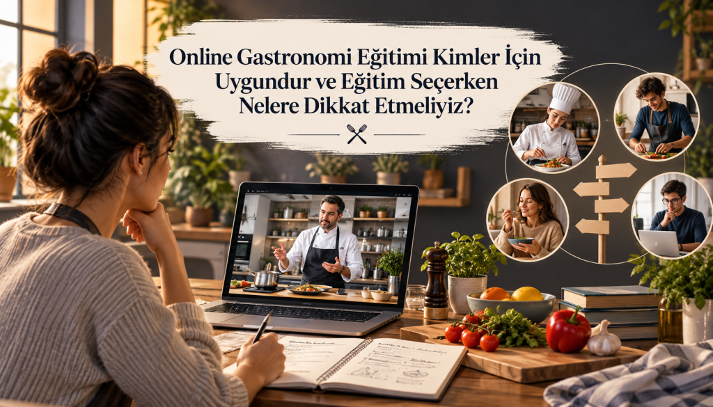 Online Gastronomi Eğitimi Kimler İçin Uygundur ve Eğitim Seçerken Nelere Dikkat Etmeliyiz?