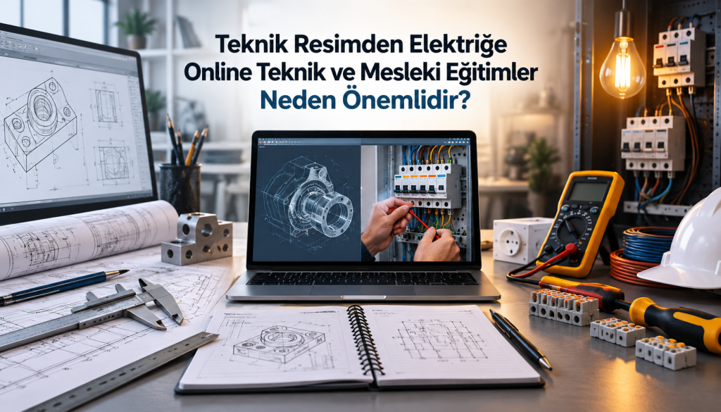 Teknik Resimden Elektriğe Online Teknik ve Mesleki Eğitimler Neden Önemlidir?